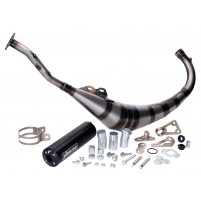 Výfuk Yasuni R2 MAX PRO černý pro Aprilia RS 50, Yamaha MBK TZR 50, Rieju RS2, RS3 Naked, Pro Minarelli AM6