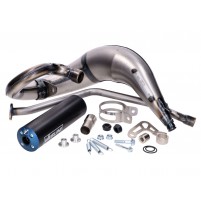 Výfuk Yasuni Cross ML MAX PRO modrý pro Beta RR, Aprilia RX, SX, Derbi Senda, Motorhispania Furia, Rieju 50 MRT, Pro, SM, Yamaha DT 50, Sherco SM Mina