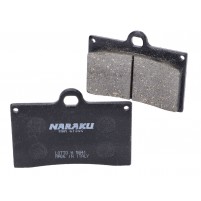 Brzdové destičky Naraku organické pro Aprilia RS 50 14-16, RS4 125, Cagiva Mito 125, Derbi GPR 50 2T Euro2 / 125 4T Euro3