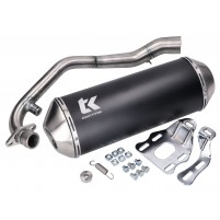 Výfuk Turbo Kit GMax 4T s homologací pro Gilera Nexus 125, Runner VX, VXR 125-200, VR 200