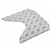 foot plate Opticparts DF checkered aluminium for Italjet Formula 50