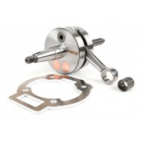 Klikový hřídel dlouhý zdvih BGM Evolution 55mm zdvih, 110mm ojnice, Ø=90mm závaží Piaggio Maxi 2-taktní  Spacer, Aprilia SR125, Gilera 125FX, 180FXR