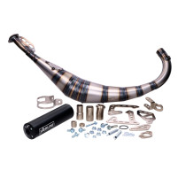 Výfuk Yasuni R2 černý pro Offroad, SM, Minarelli AM, Derbi D50B0, EBE