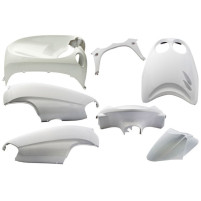 Sada plastů EDGE 7 kusů bílá pro Yamaha Neos, MBK Ovetto 50-100ccm 2T -06/2007