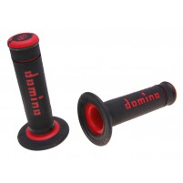 Rukojeti Domino Offroad Fine Grip černo červené