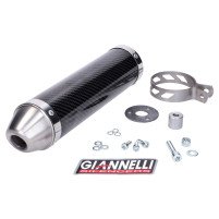 Zadní tlumič Giannelli Carbon pro Aprilia RX, SX 50 06-15, Derbi Senda 50 RX, SM X-Race, X-Treme 09-15