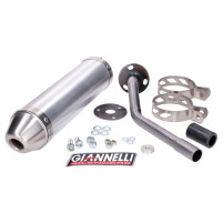 Zadní tlumič výfuku Giannelli hliníkový pro Fantic Motor 50M, 50MR, 50E, 50ER, 50ES 2T 13-16