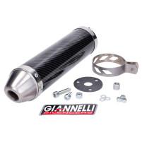 Karbonový zadní tlumič Giannelli pro Aprilia RS 50 99-06, Tuono 50 03-06