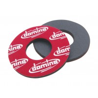 Návleky na rukojeti Donuts Domino pro Offroad Gasgriffe červené