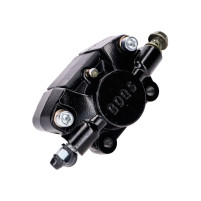 Brzdový třmen černý pro Aprilia SR50, Malaguti F12, F15, Piaggio Liberty, Vespa ET2, ET4, Zip