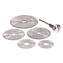 HSS pilové kotouče pro rotační brusku Silverline 6dílná sada D=22, 25, 32, 35 a 44 mm