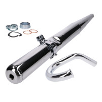 Sada výfuku Enduro 28mm s přepážkou pro Simson S50, S51, S70, S53, S83 Enduro