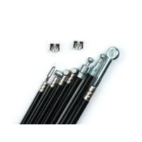 Sada lanek BGM PRO Silk Liner, černá pro Vespa PX Lusso (1984-)
