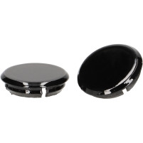 Sada krytek zrcadlových otvorů Moto Nostra, Nero Deciso pro Vespa GTS 125 Keyless GTS 300 HPE Keyless