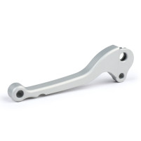 Brzdová páčka BGM PRO CNC stříbrná matná ABE, bubnová brzda pro Vespa Largeframe 1957-1998 PX, T5, Sprint, Rally, GT