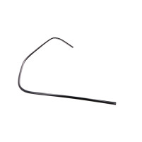 Ochrana hran / štít na nohy se štěrbinami OEM levý černý pro Vespa GT, GTV, GTS Notte