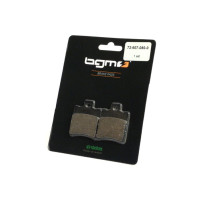 Brzdové destičky BGM 39,7x49,5 mm, brzdový třmen SIP, APRILIA Amico GL, GLE, LX, Sport Life, LX 50ccm rok výroby 1992