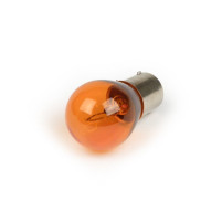 Žárovka BA15s (rovné piny) 12V 21W oranžová