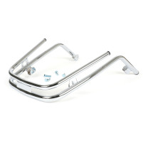 Přední nárazník Moto Nostra s dvojitou trubkou Vespa PX80, PX125, PX150, PX200 chrom