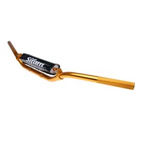 Motokrosová řidítka s výztuhou a polstrováním zlatého vzhledu - 22 mm