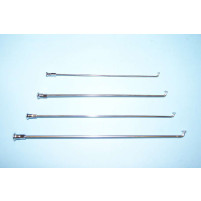 Pochromovaný drát do kola / paprsek 3 x 218 + nipl M3 D-5,6/9 x 14mm pro ČZ 125/150 B, T, C