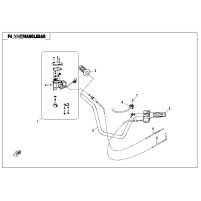 Lanko sytiče pro Cfmoto Gladiator RX510, RX530, X5 OEM 9010-100520-A000