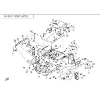 Přední pravý blatník pro Cfmoto Gladiator X5, X6 OEM 9050-040004