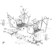 Levá stupačka pro Cfmoto Gladiator X5, X6 OEM 9050-040007