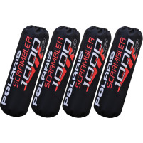 Kryty, návleky tlumičů pro Polaris Scrambler 1000 černé červené nový model