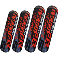 Kryty, návleky tlumičů pro Polaris Scrambler S 1000 černé červené