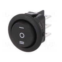 Dvoupolohový spínač ON-OFF-ON pro vyhřívané rohože