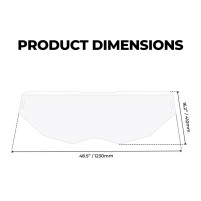 Poloviční čelní sklo CanAm Maveric X3