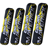 Kryty tlumičů Can-am Maverick X3 černo-žluté