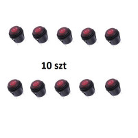 vypínač 100% vodotěsný PR18103W červený ZAP VYP ZAP 10 ks