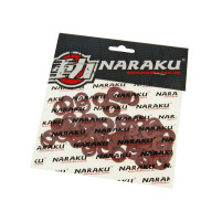 Fíbrové těsnící podložky Naraku 8x15x1mm 100 kusů