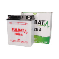 Baterie Fulbat FB12A-A DRY včetně kyselého zásobníku