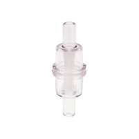 Kulatý průhledný palivový filtr Polini 8 mm