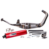 Výfuk MVT S-Road Low Mount pro Minarelli AM, OEM válce i tunigové válce