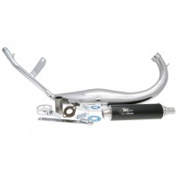 Výfuk Turbo Kit Carreras 50 chromovaný pro Derbi D50B0, EBE, EBS