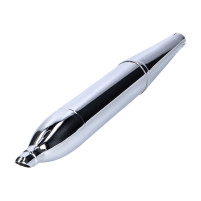 Výfuk krátký doutník chrom pro Simson KR50 Schwalbe [KRO RH50]