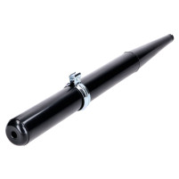 Výfuk černý pro Simson Schwalbe, KR, SR50, SR80, S50, S51, S70