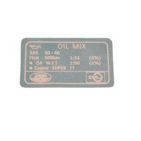 Nálepka Jawa BABETTA OIL MIX