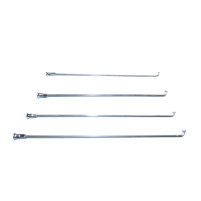 Chromovaný drát do kola / paprsek 3x220 + nipl M3 D-5,6/9x16mm pro JAWA Pérák