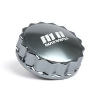 Víčko palivové nádrže Moto Nostra CNC, šedé Vespa