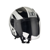 Helma Speeds Jet City II Graphic bílá / lesklá stříbrná velikost S (55-56 cm)