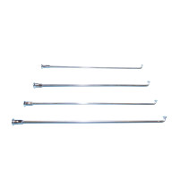 Chromovaný drát do kola paprsek a nipl 3x190mm + M3 D-6,5/10x16mm pro JAWA 50ccm 550