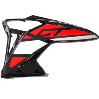 Levý přední plast okolo nádrže červený pro Barton GT 125cc