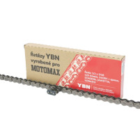 Řetěz 1/2x3/16 - 120 článků, YBN-MOTOMAX S415H + spona pro Jawa STADION, JAWETTA,Manet KORADO