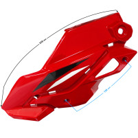 Plast levý červený okolo světla pro Barton GT 125cc