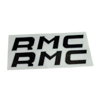 Sada samolepek RMC černá bílá 140x32mm pro Kreidler Florett RMC